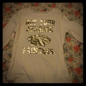 White long sleeve shirt